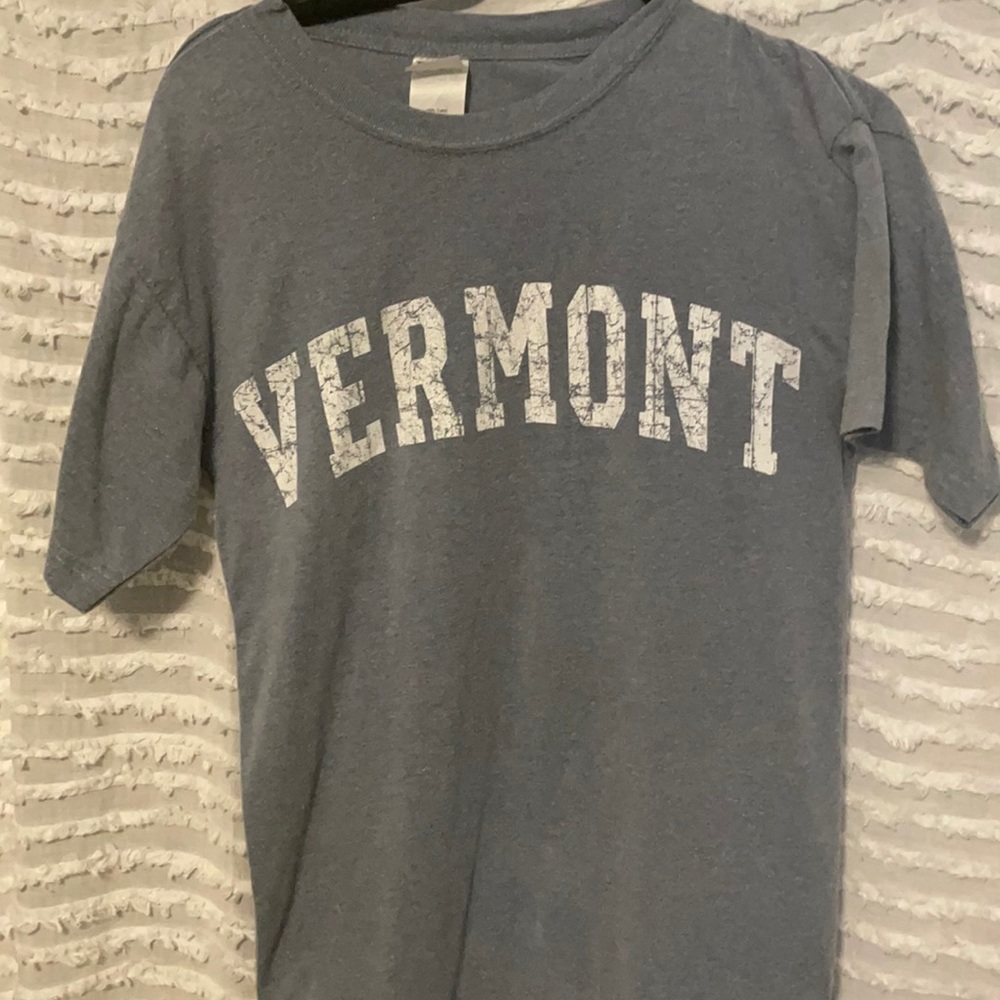 Vermont t-shirt-grayish blue